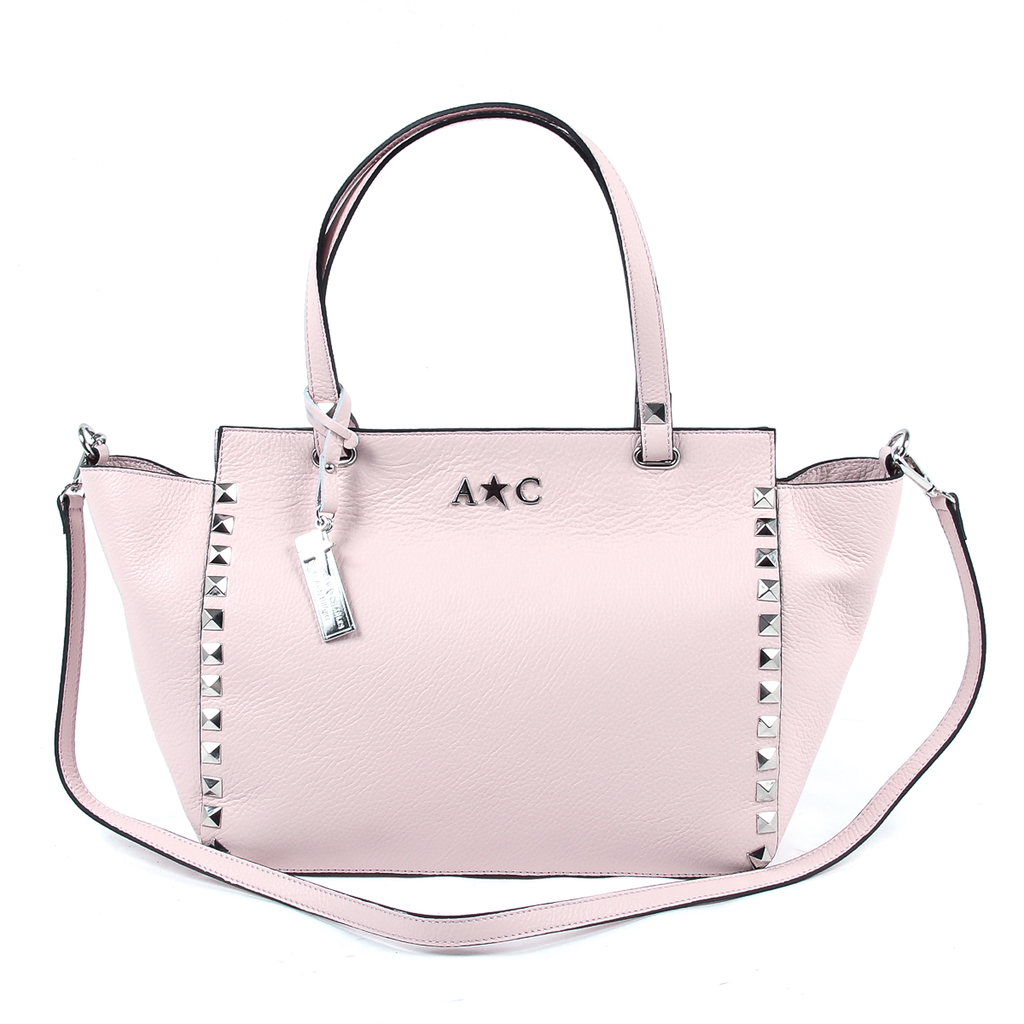 Andrew Charles Womens Handbag Pink JASMIN