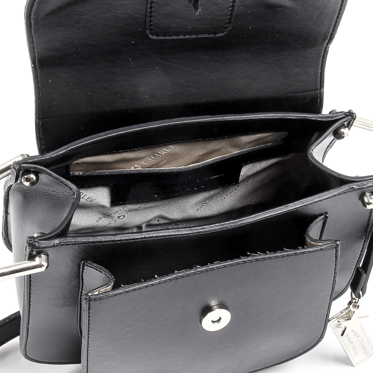 Bolso de mano para mujer Andrew Charles JOURNEY negro