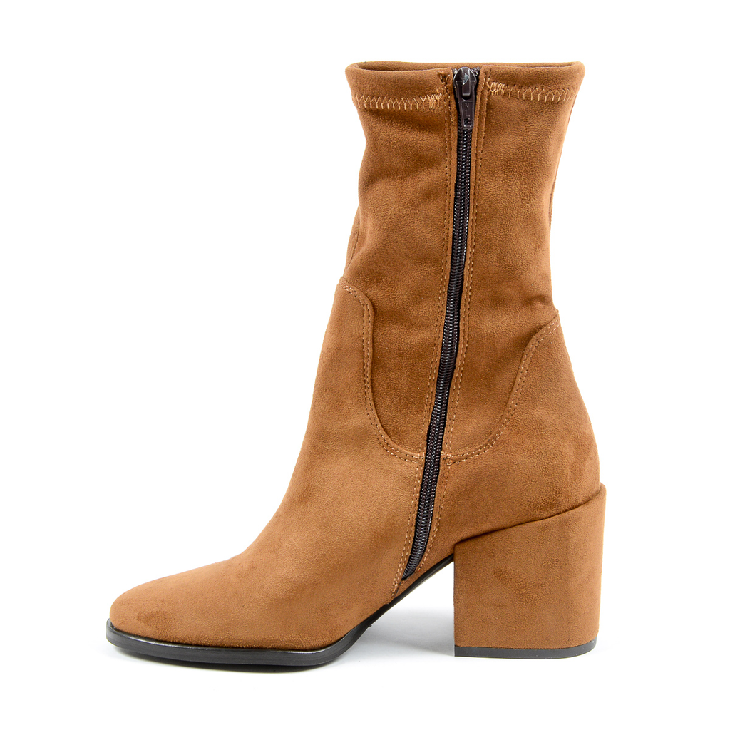 Andrew Charles Womens Short Boot Brown JONI