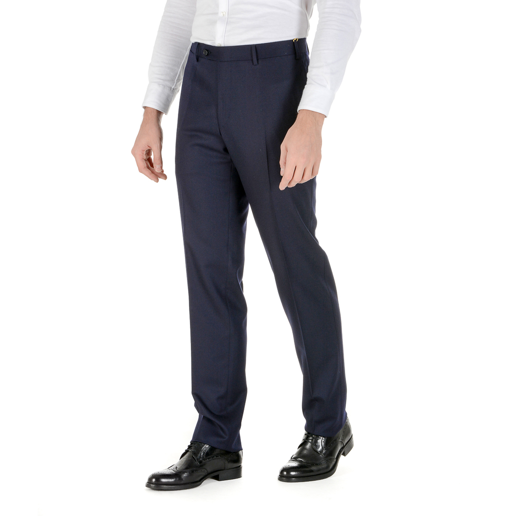 Canali Mens Pants Dark Blue