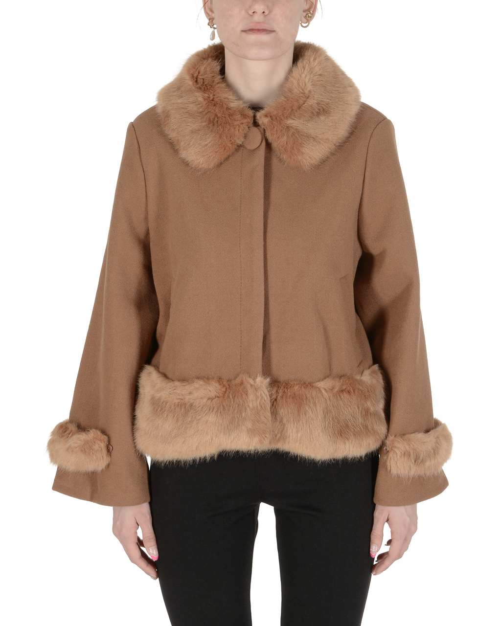 19V69 Italia Chaqueta de mujer Camel LILIA CAMEL