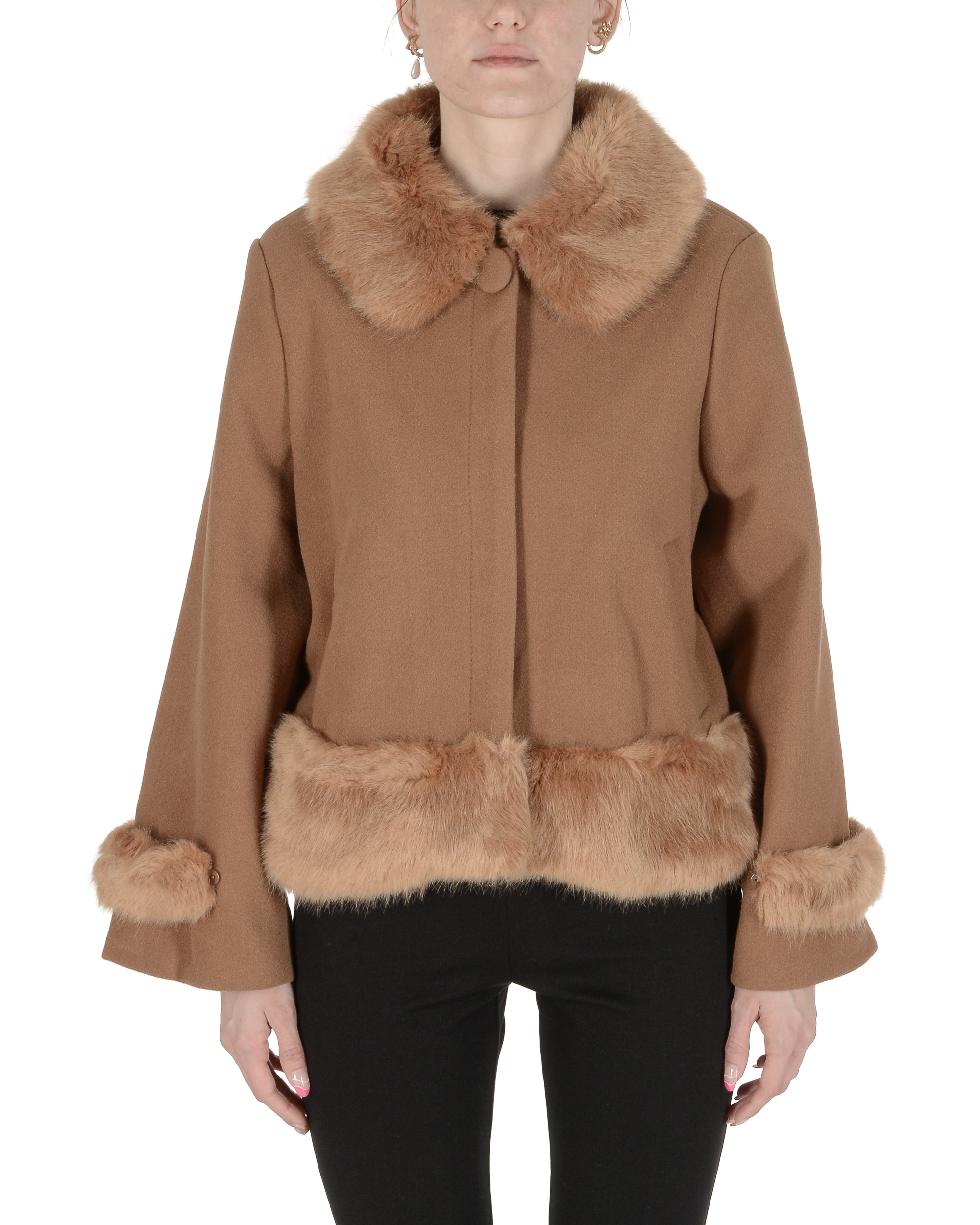 19V69 Italia Chaqueta de mujer Camel LILIA CAMEL