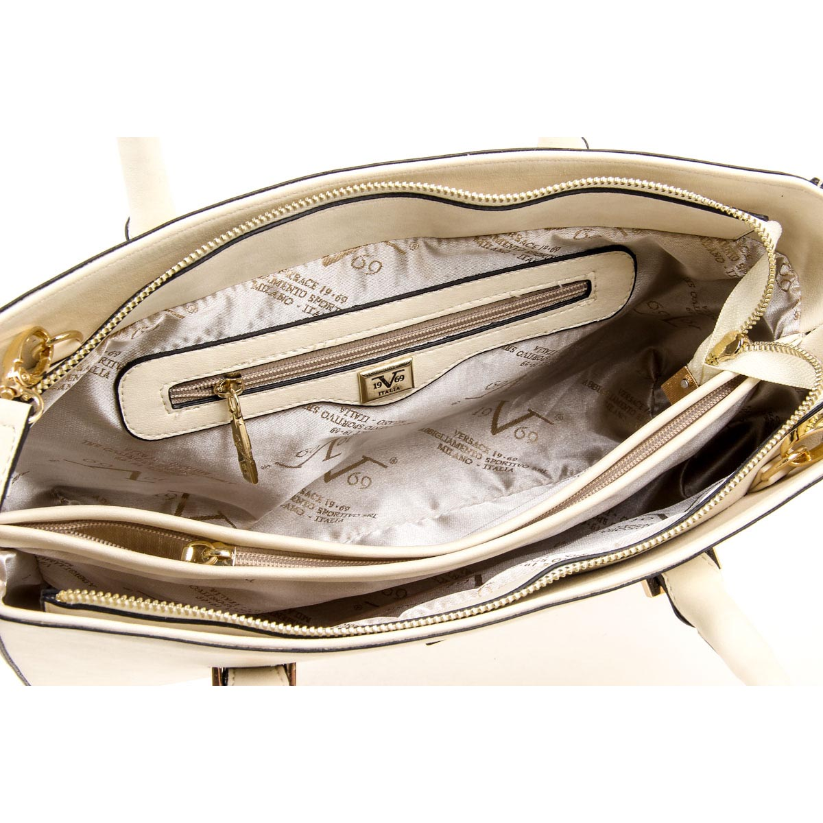 Bolso de mano para mujer V 1969 Italia V1969007 BEIGE