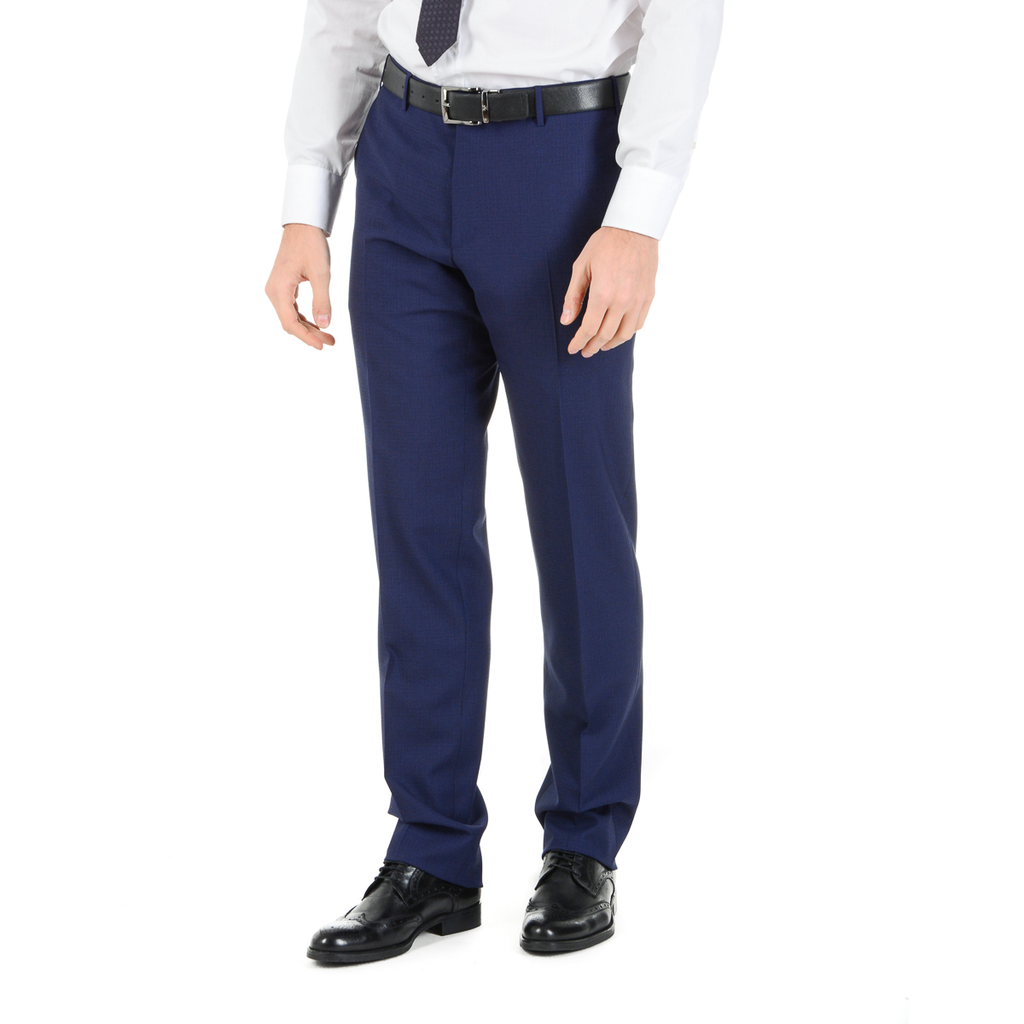 Corneliani Mens Suit Long Sleeves Blue Super 110's