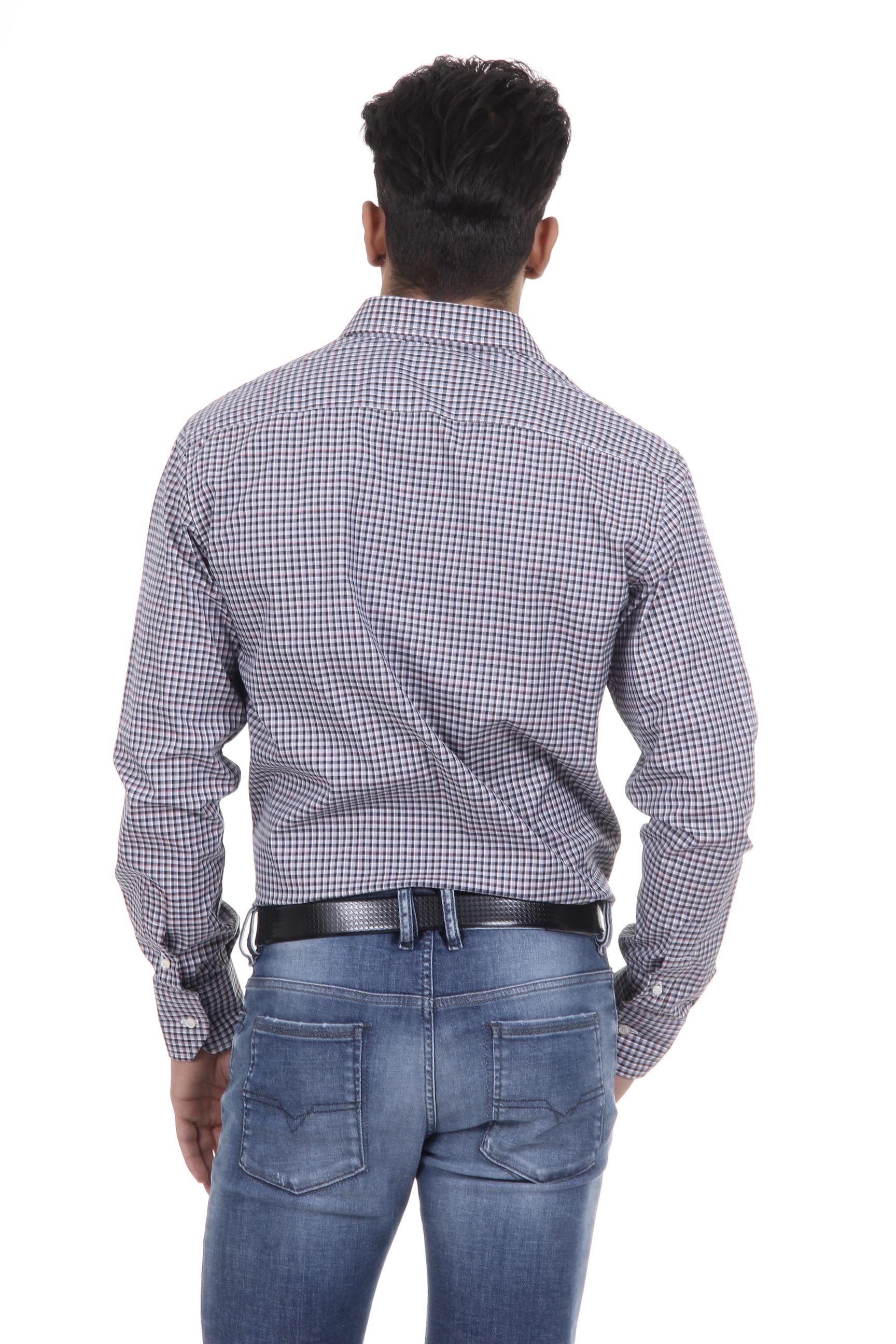 Camisa clásica moderna de corte italiano para hombre V 1969, talla 377, 212
