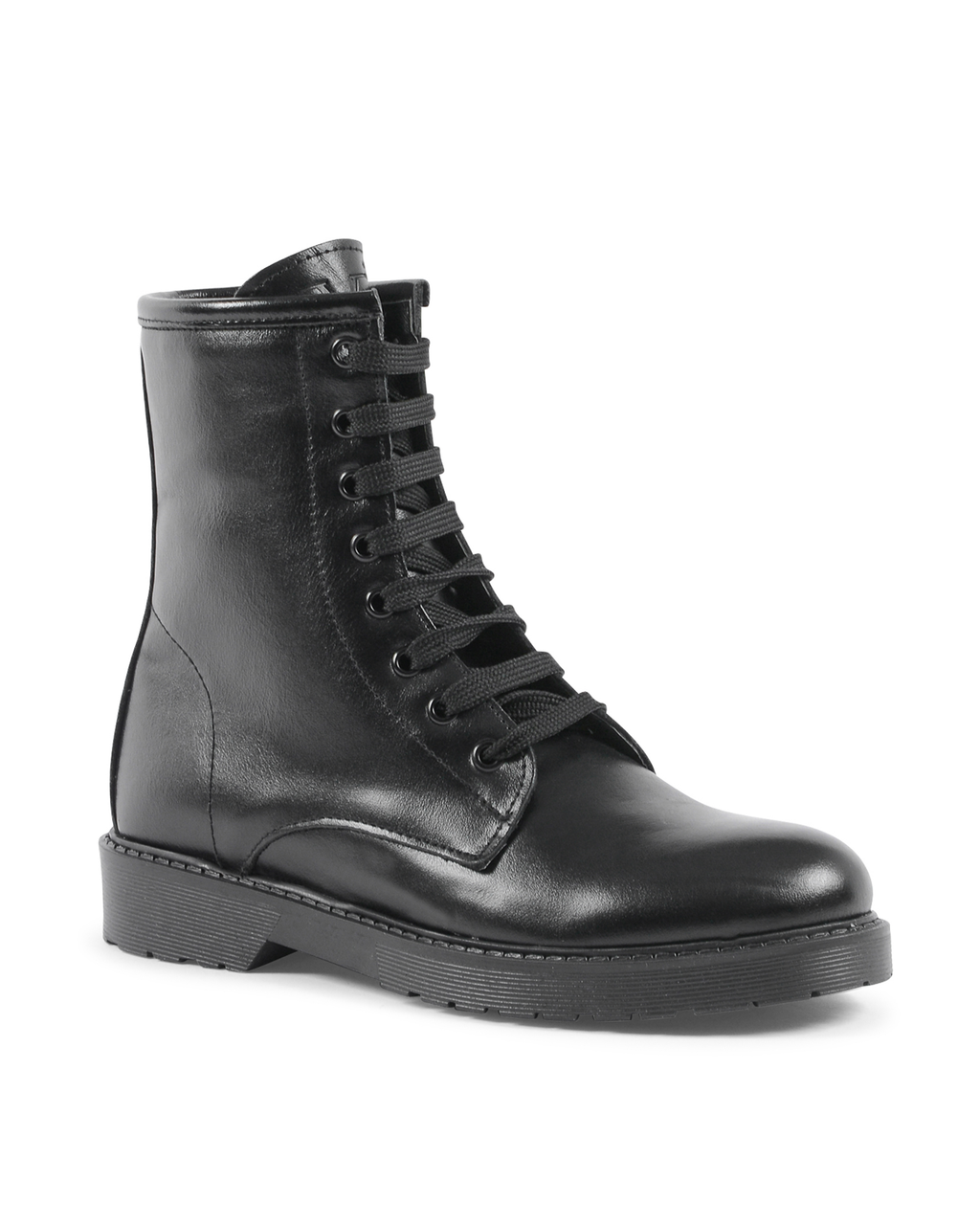 19V69 Italia Womens Ankle Boot Black 8-M VITELLO NERO