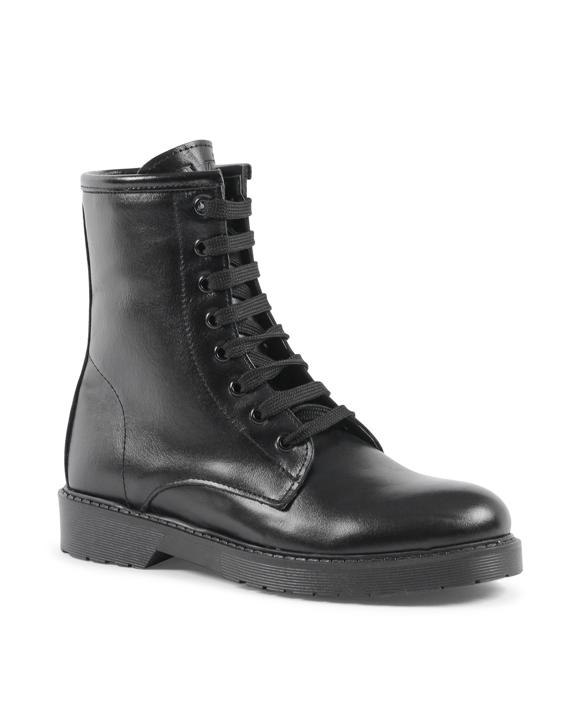 19V69 Italia Womens Ankle Boot Black 8-M VITELLO NERO