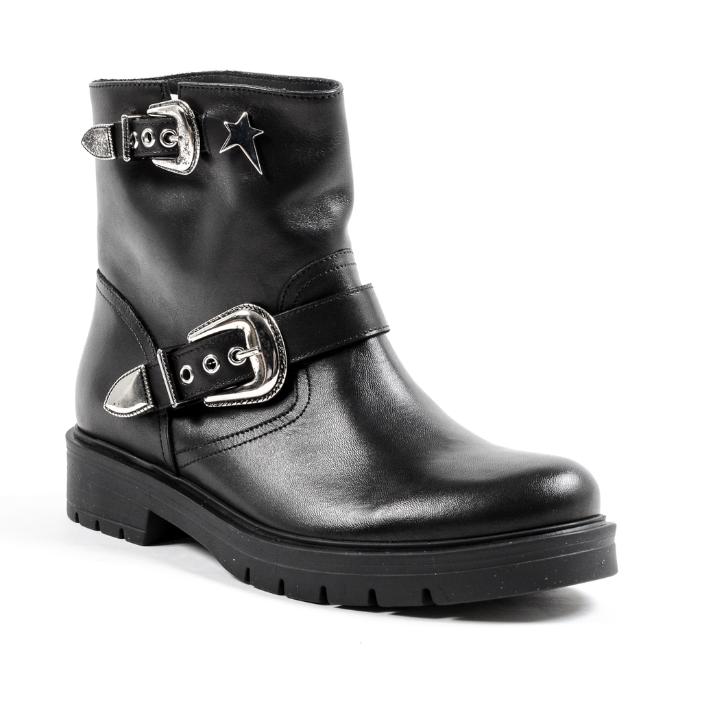 Andrew Charles Womens Short Boot Black CARLY