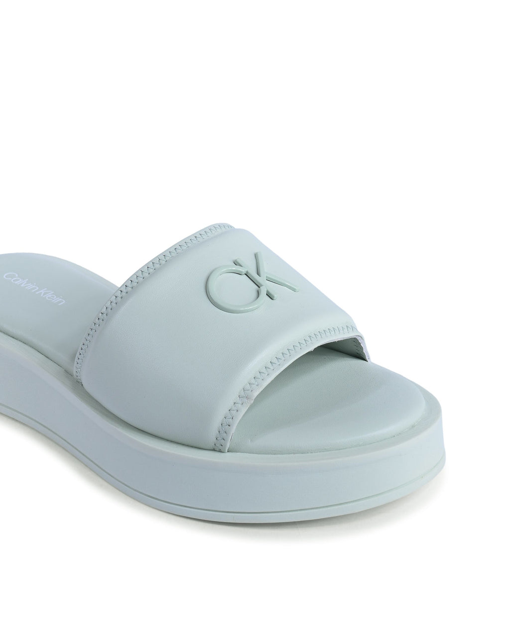 Sandalias Calvin Klein para mujer, color verde, HW0HW02049LIA
