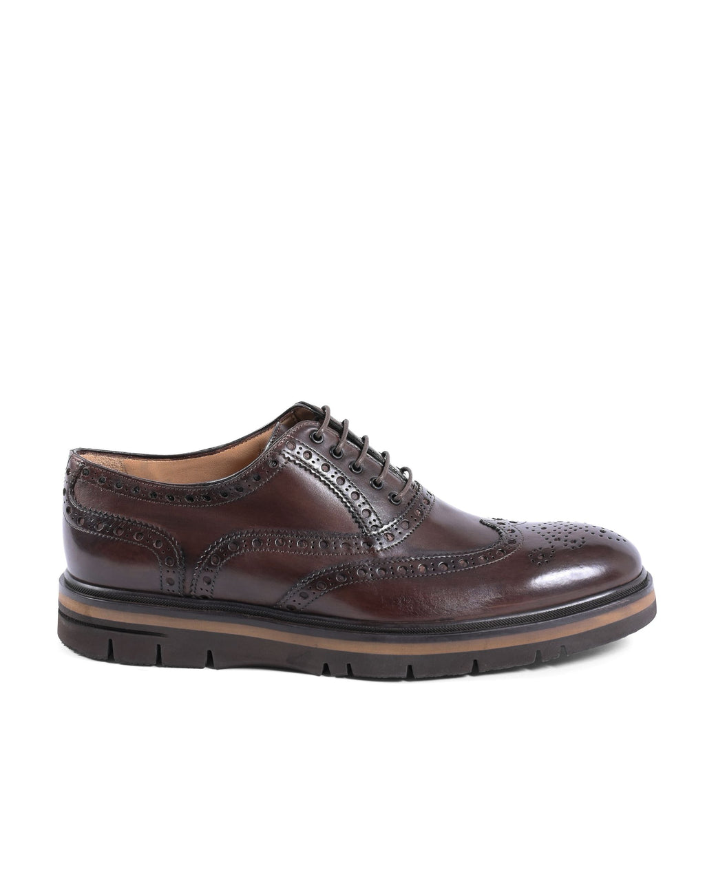 Zapatos brogue para hombre Dee Ocleppo EB129 VITELLO CACAO