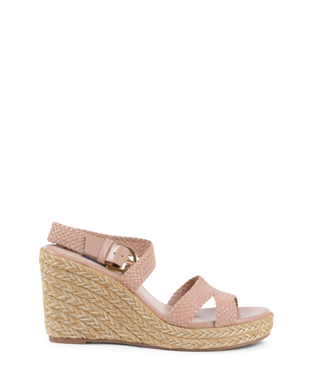 Stuart Weitzman Sandalia de cuña para mujer Rosa ELSIE 85