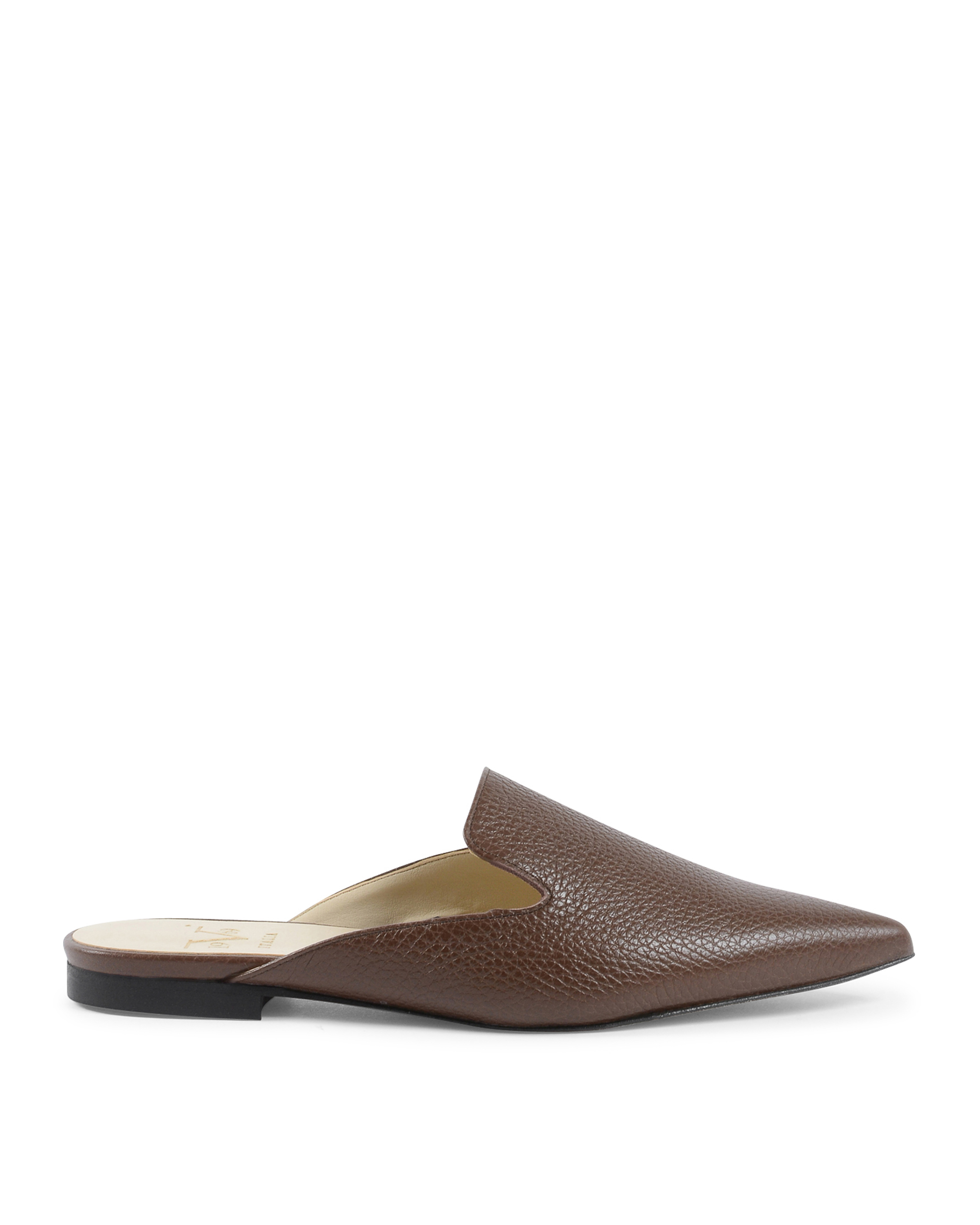 19V69 Italia Sandalias para mujer marrón oscuro SABOT DAMITA STAMPA CERVO MORO