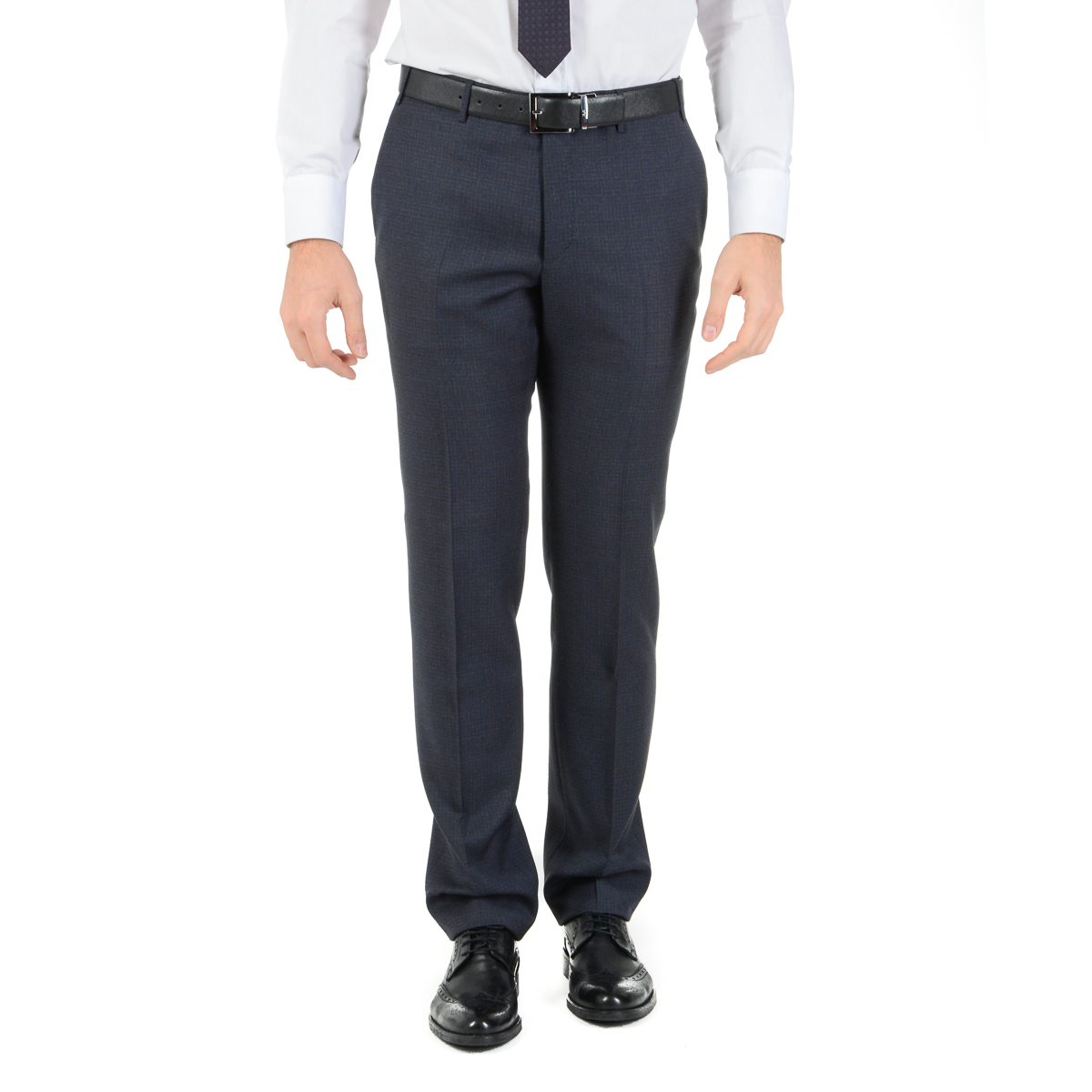 Corneliani Mens Suit Long Sleeves Dark Grey Super 110's