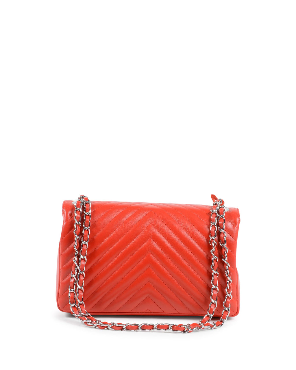 V Italia Womens Handbag Red V0116 KID ROSSO