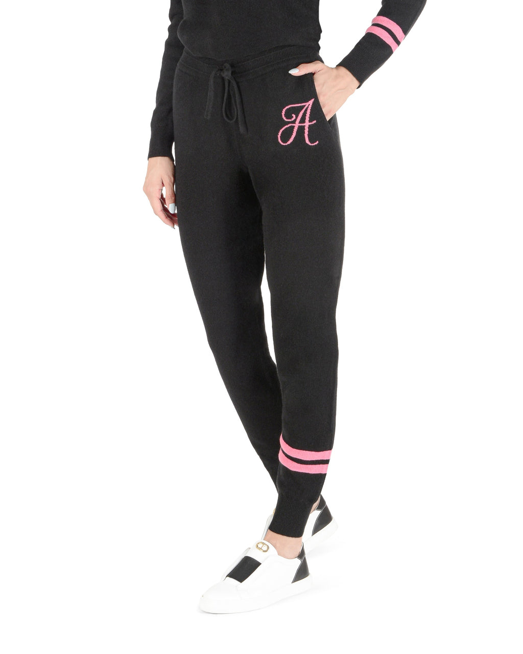 Pantalones deportivos de cachemira - Negro