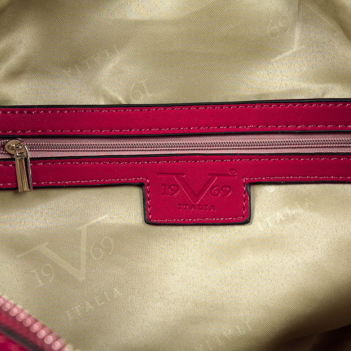 Bolso de mano para mujer V 1969 Italia Burdeos GIULIA
