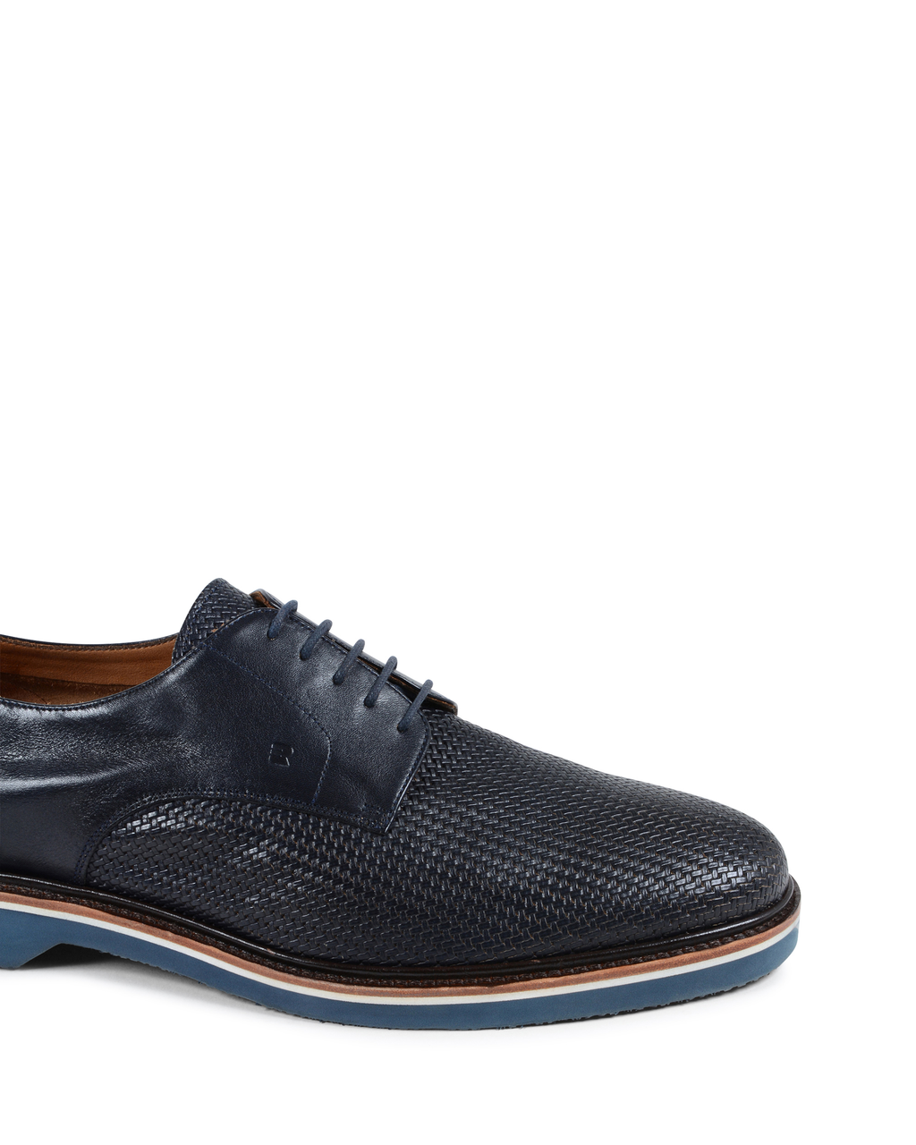 Fratelli Rossetti Mens Lace Up Shoe Navy Blue 45575 WEB SOFT VINTAG BLU