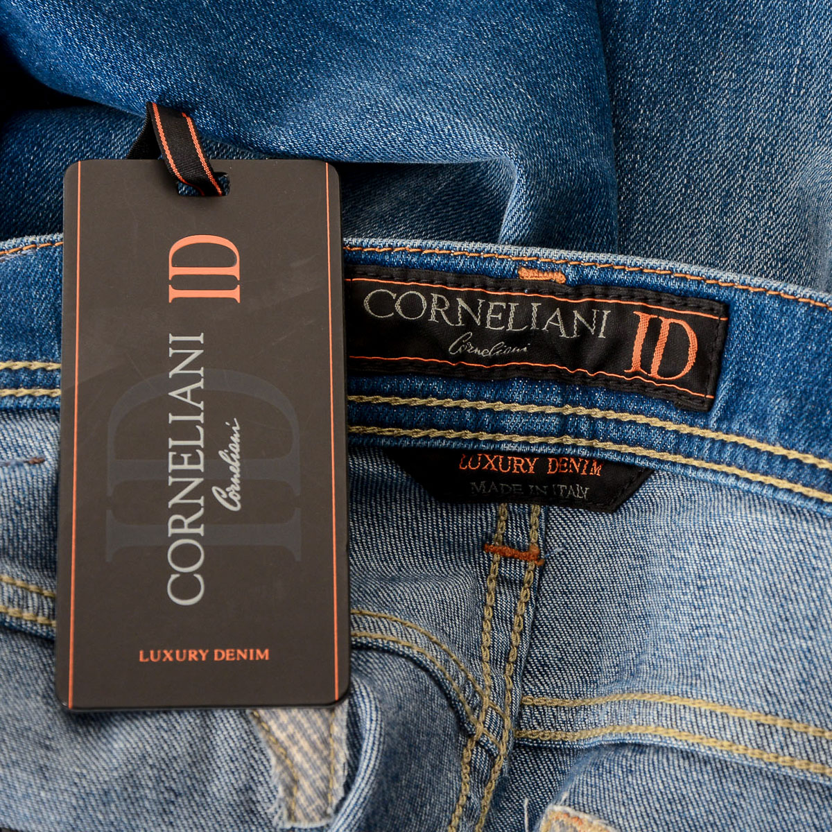 Vaqueros Corneliani para hombre azul claro
