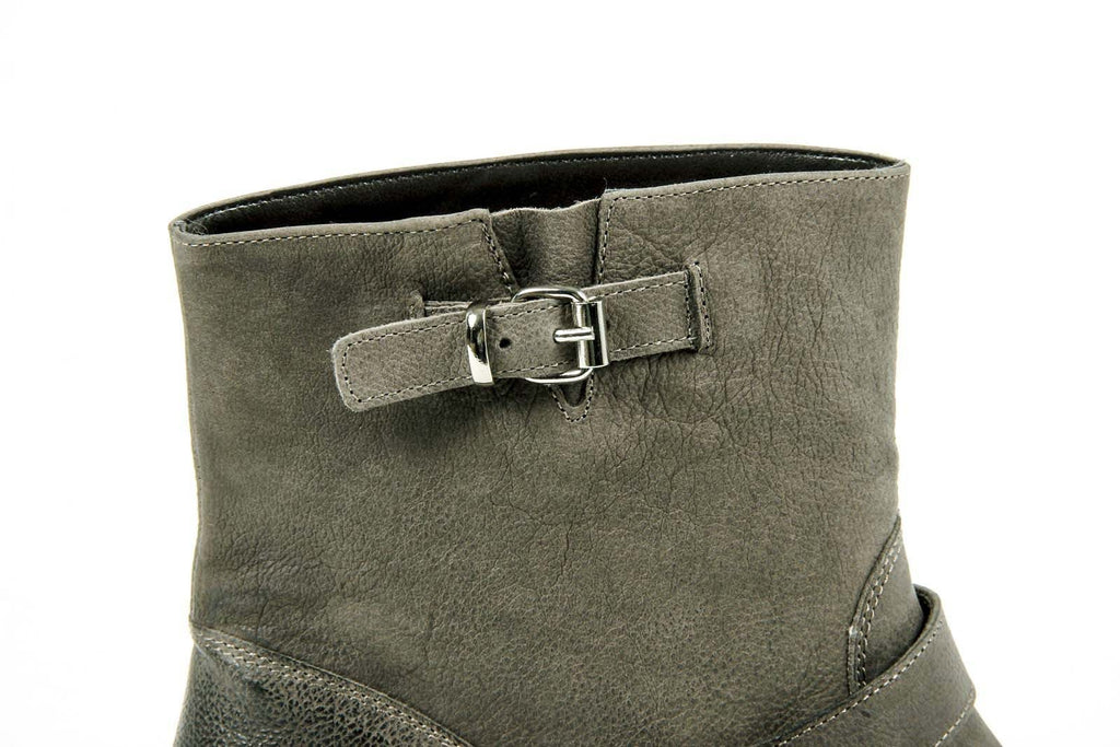 Bota corta Mujer V 1969 Italia B1441 NABUK VERDE MILITARE