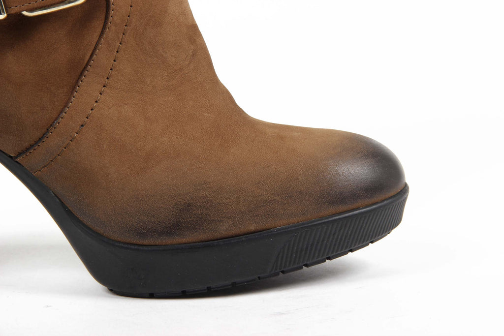 Bota alta mujer V 1969 Italia S09 NABUK CUOIO