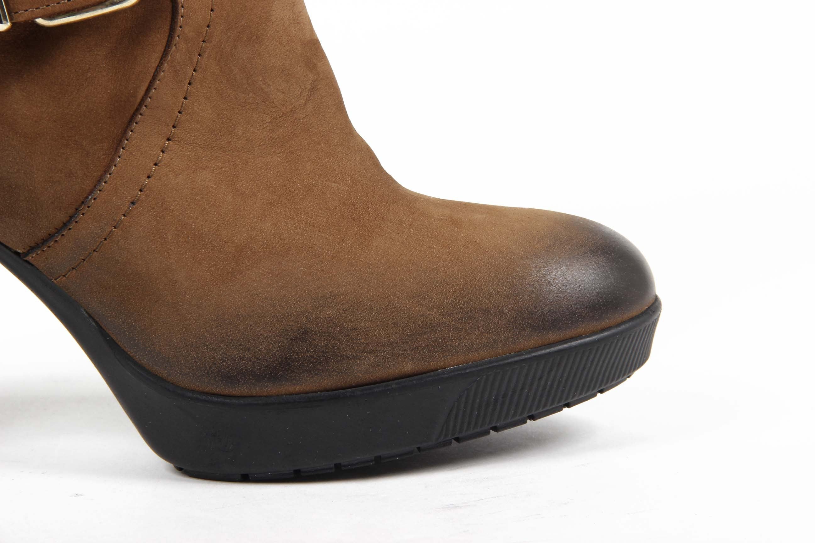 Bota alta mujer V 1969 Italia S09 NABUK CUOIO