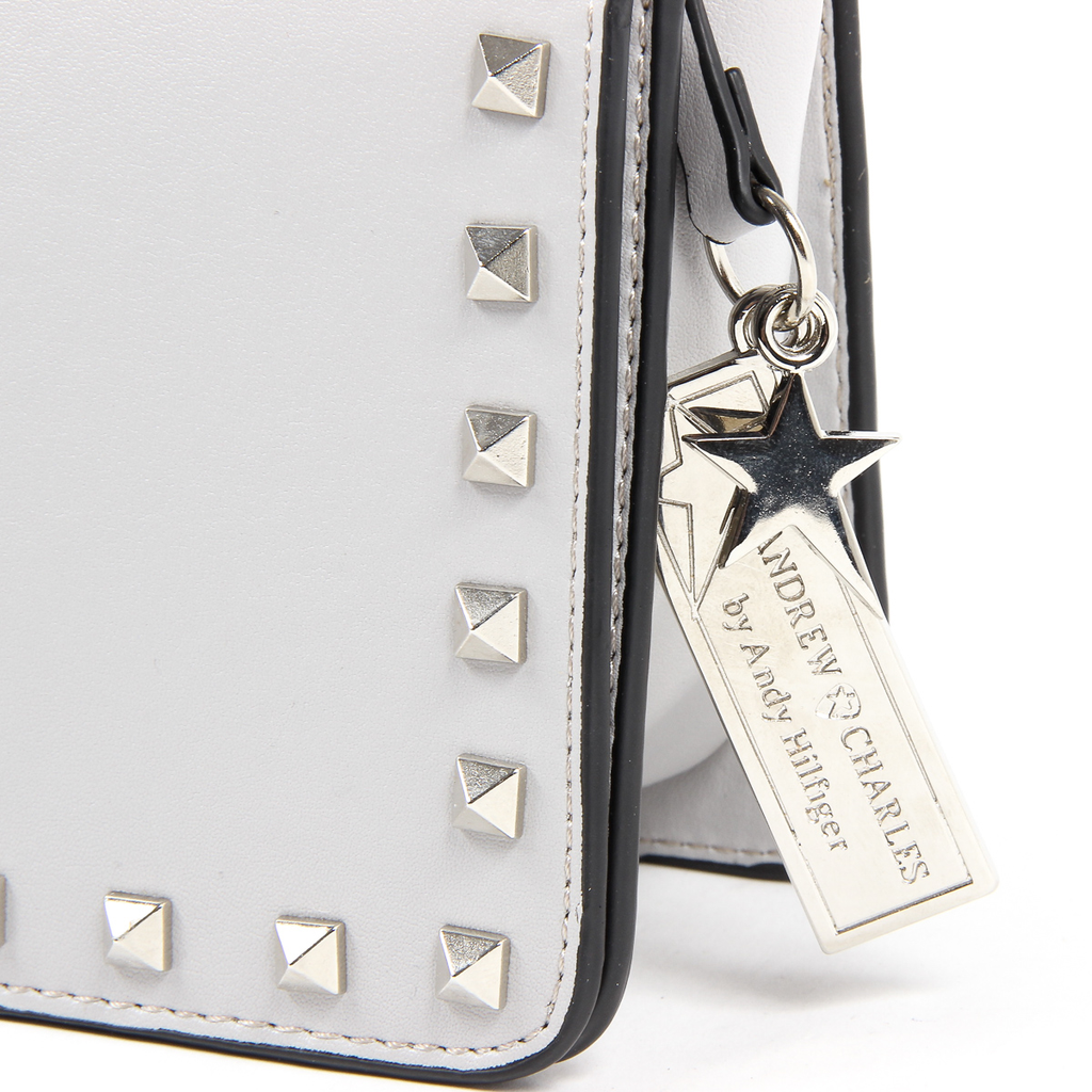 Bolso de mano para mujer Andrew Charles gris claro PAIGE