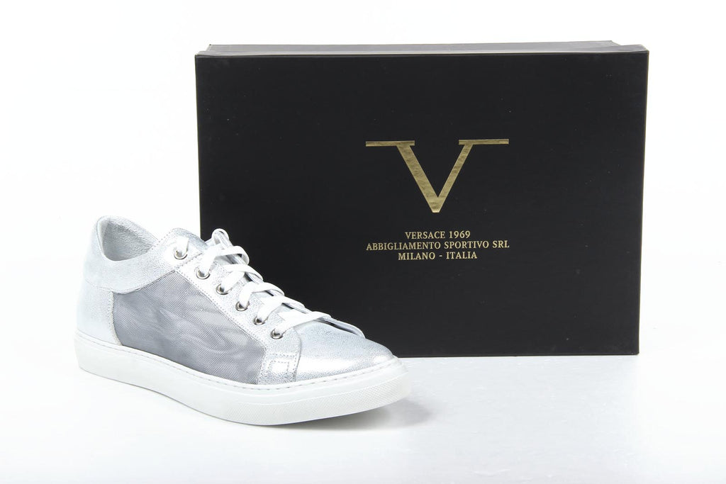 V 1969 Italia Zapatillas de mujer B2198 LUMIER TUL PLATA ARG. 501