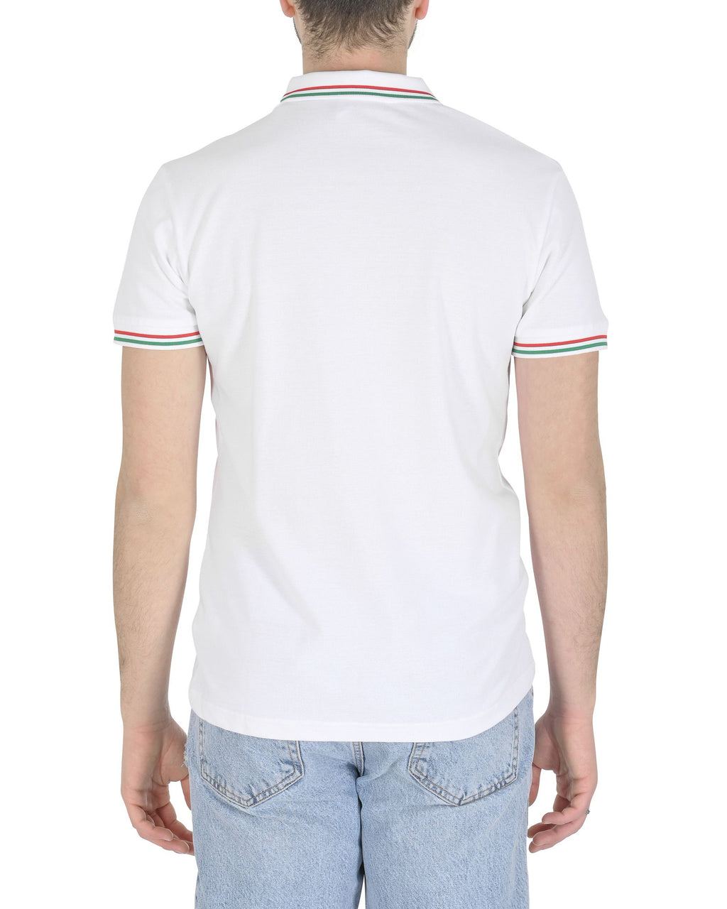 19V69 Italia Polo para hombre OLAF BLANCO