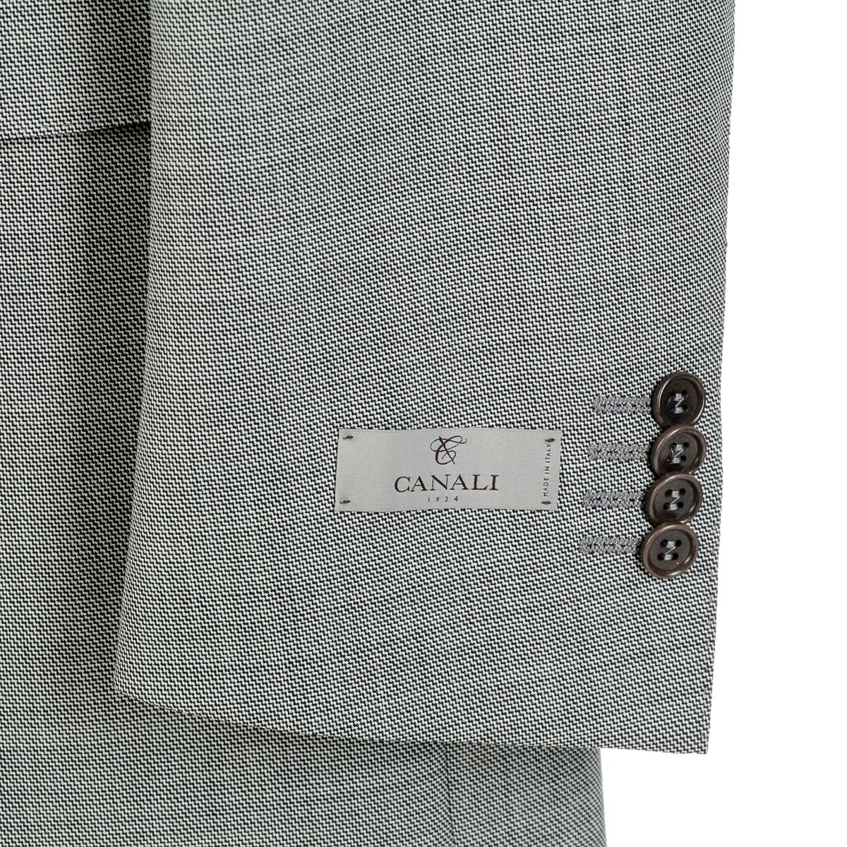 Canali Mens Suit Long Sleeves Grey