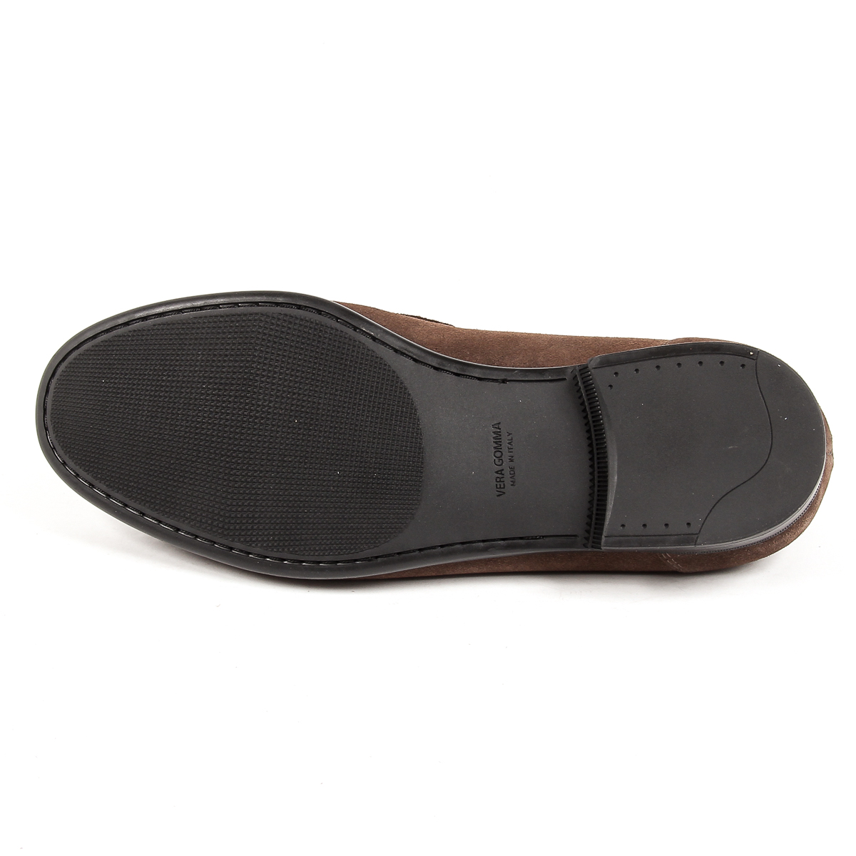 Mocasines V 1969 Italia para hombre, color marrón, LEONARDO
