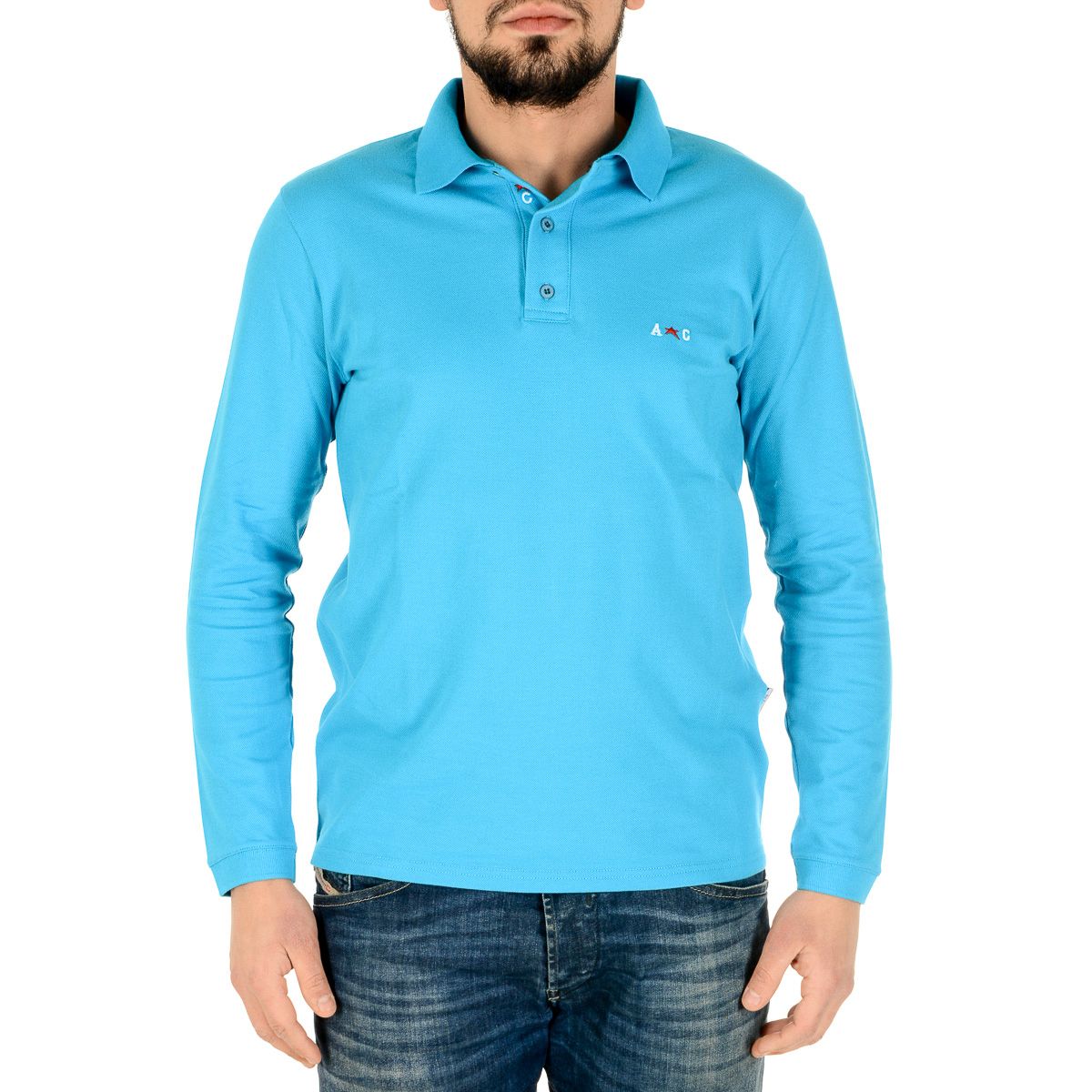 Polo para hombre Andrew Charles By Andy Hilfiger PT160 32001 ALABAMA AZUL
