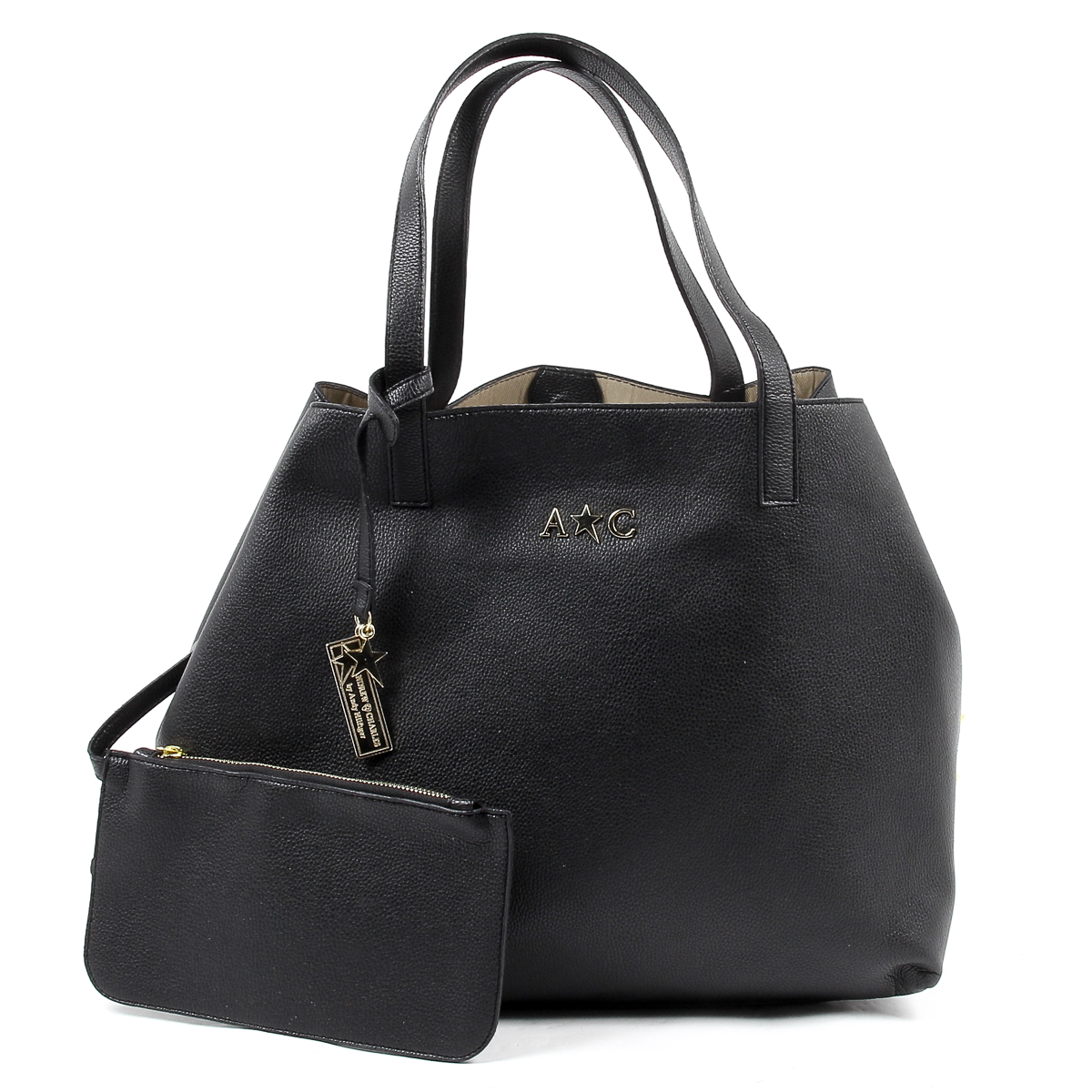 Bolso de mano para mujer Andrew Charles negro RACHEL