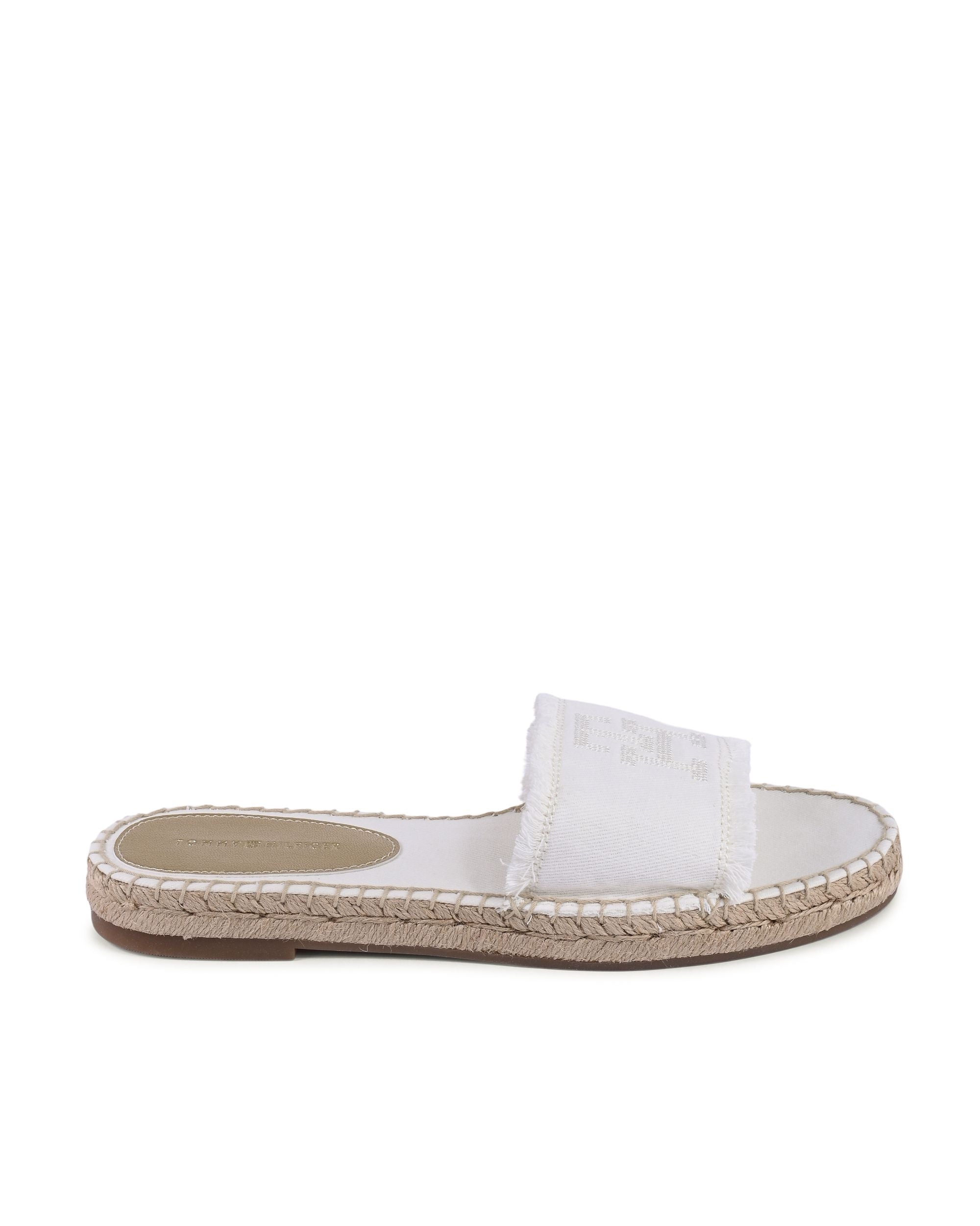 Alpargatas Tommy Hilfiger para mujer blancas FW0FW071030LE