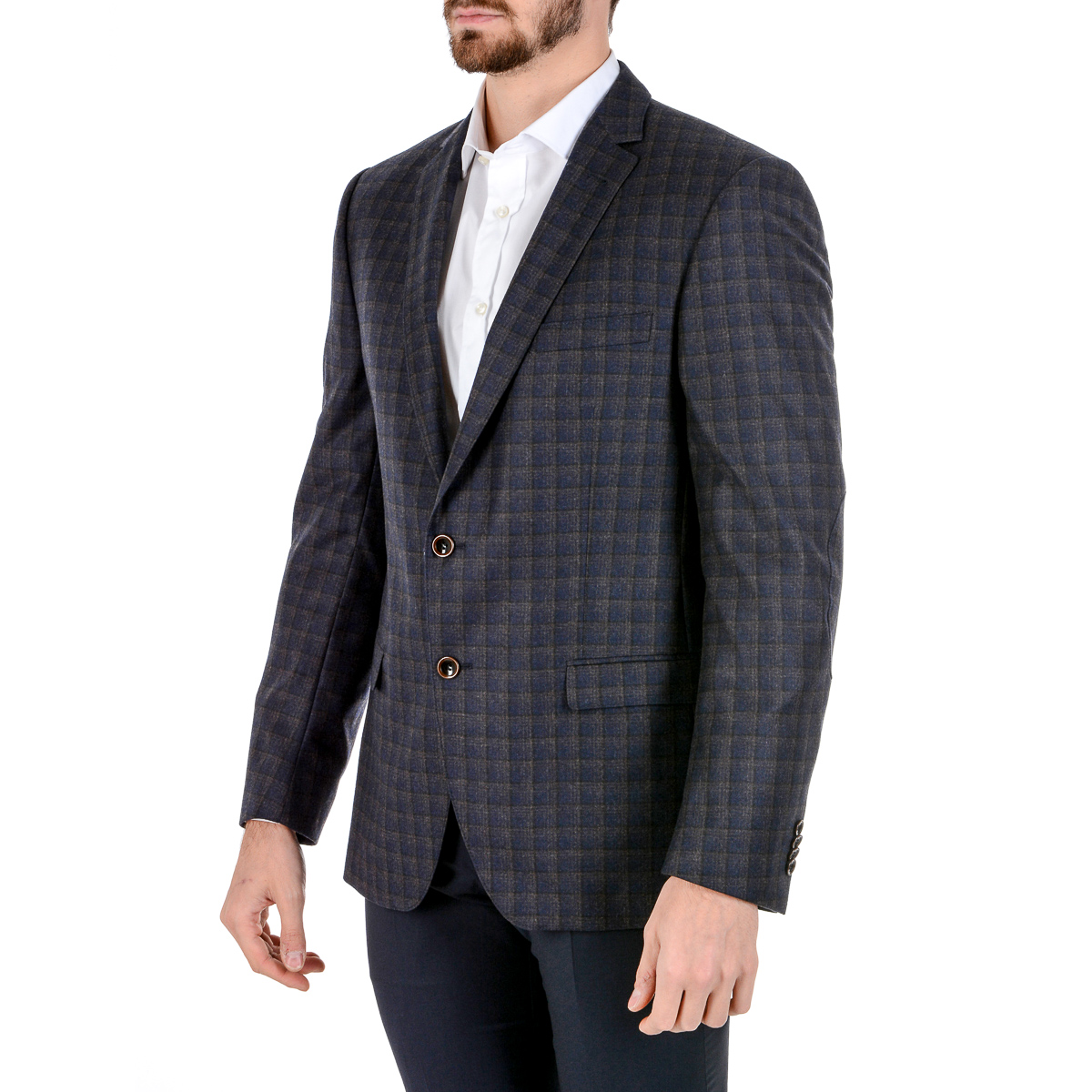 Chaqueta Giancarlo Sarto para hombre, manga larga, azul oscuro