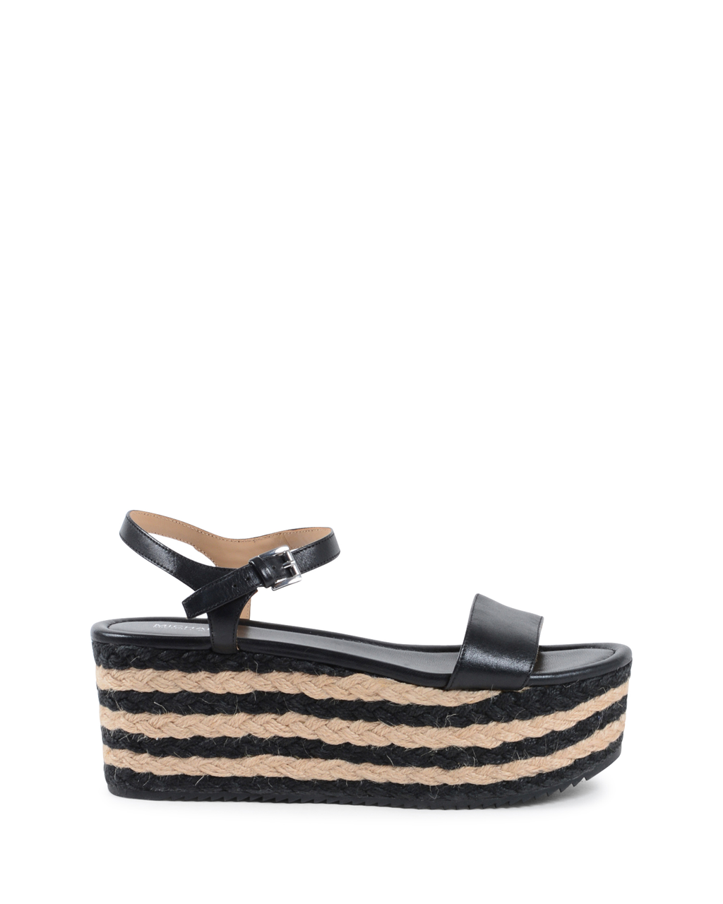 Sandalias de plataforma Michael Kors para mujer, color negro, NANTUCKET