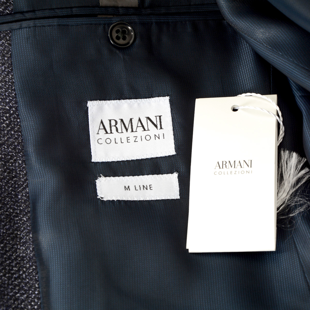 Armani Collezioni Mens Jacket Dark Blue