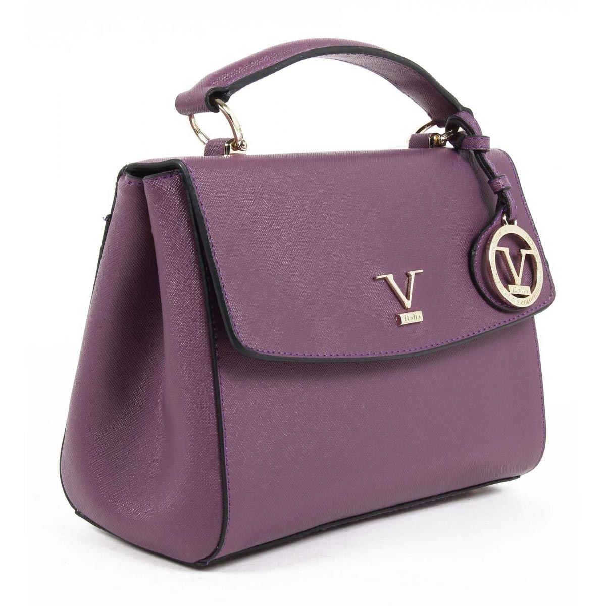 Bolso de mano para mujer V 1969 Italia VE09 PÚRPURA