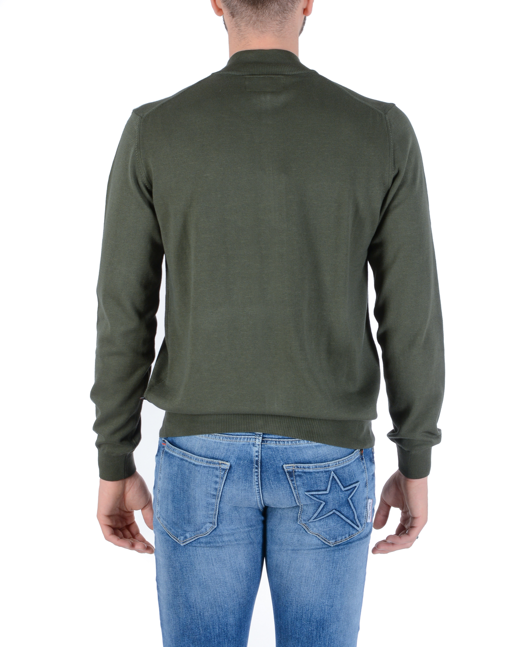 Suéter para hombre Andrew Charles LUPETTO VERDE