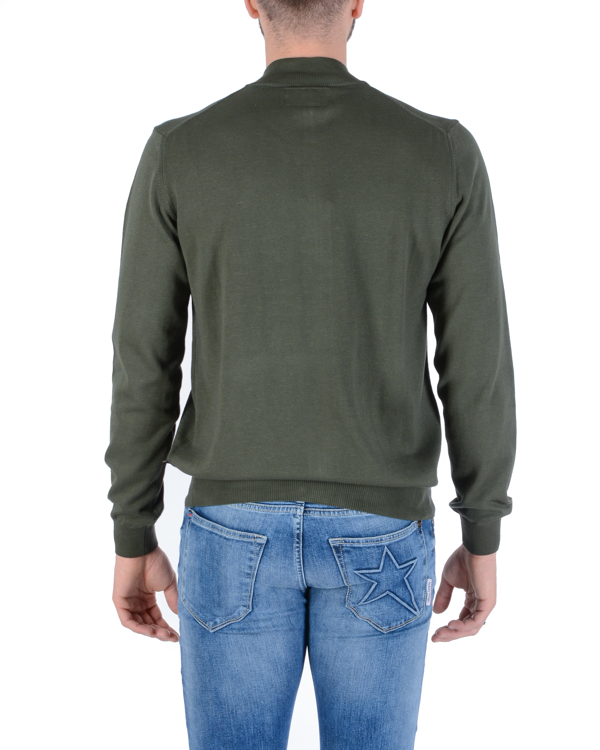 Suéter para hombre Andrew Charles LUPETTO VERDE