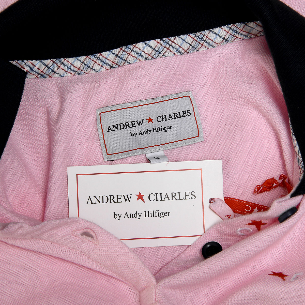 Polo Andrew Charles para mujer, manga corta, rosa, NIA
