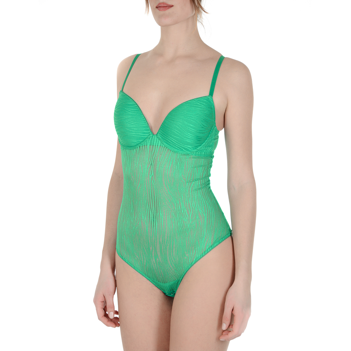 Body verde para mujer Studio La Perla