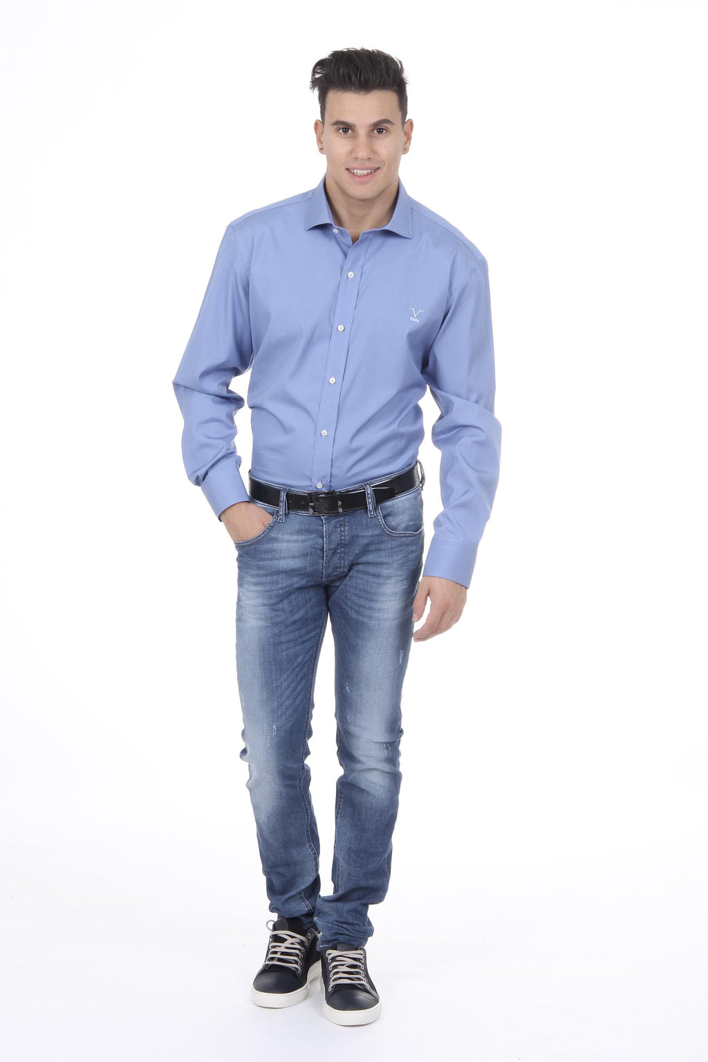 Camisa clásica para hombre V 1969 Italia 307 VAR. 94