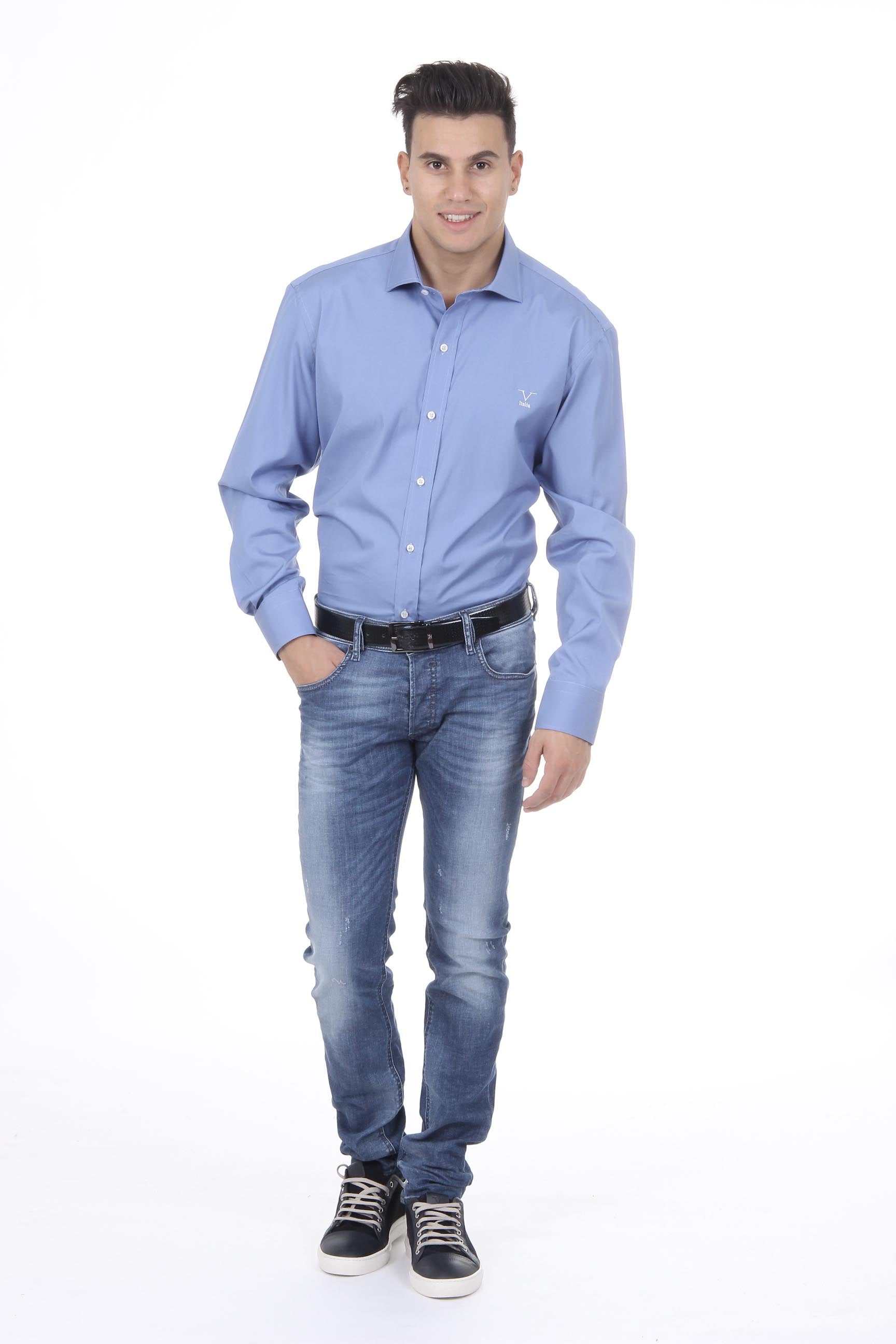 Camisa clásica para hombre V 1969 Italia 307 VAR. 94