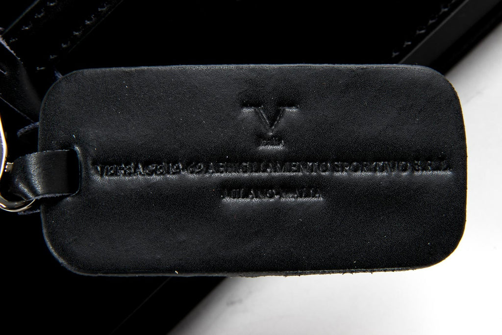 Bolso de mano para mujer V 1969 Italia V015-S RUGA NERO