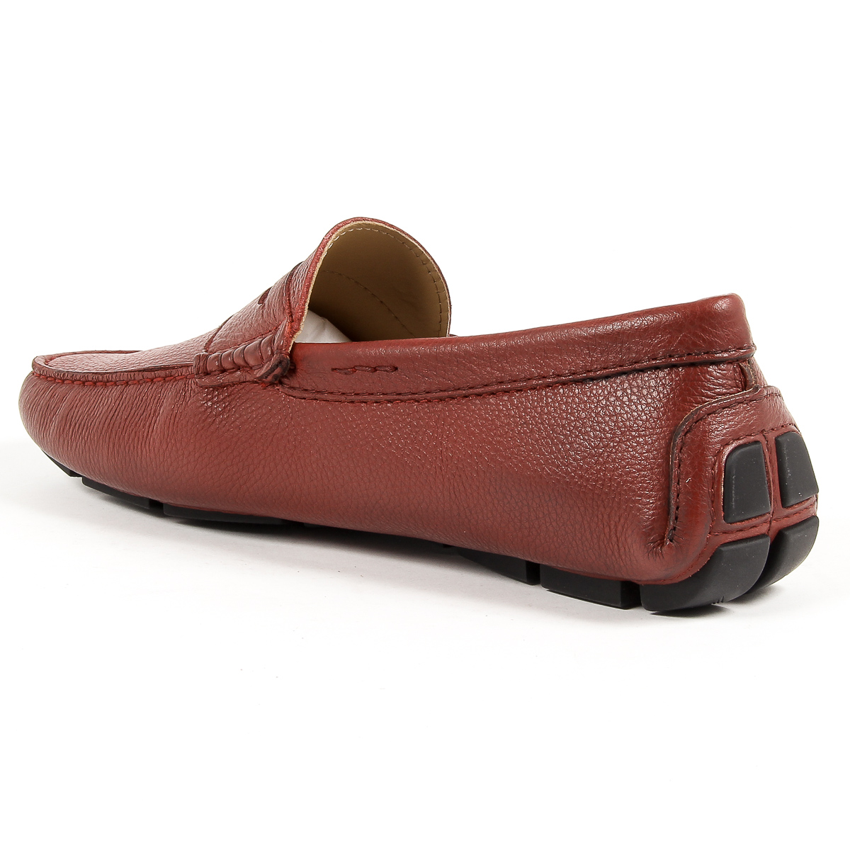 Mocasín Andrew Charles para hombre, color rojo oscuro, JACKSON
