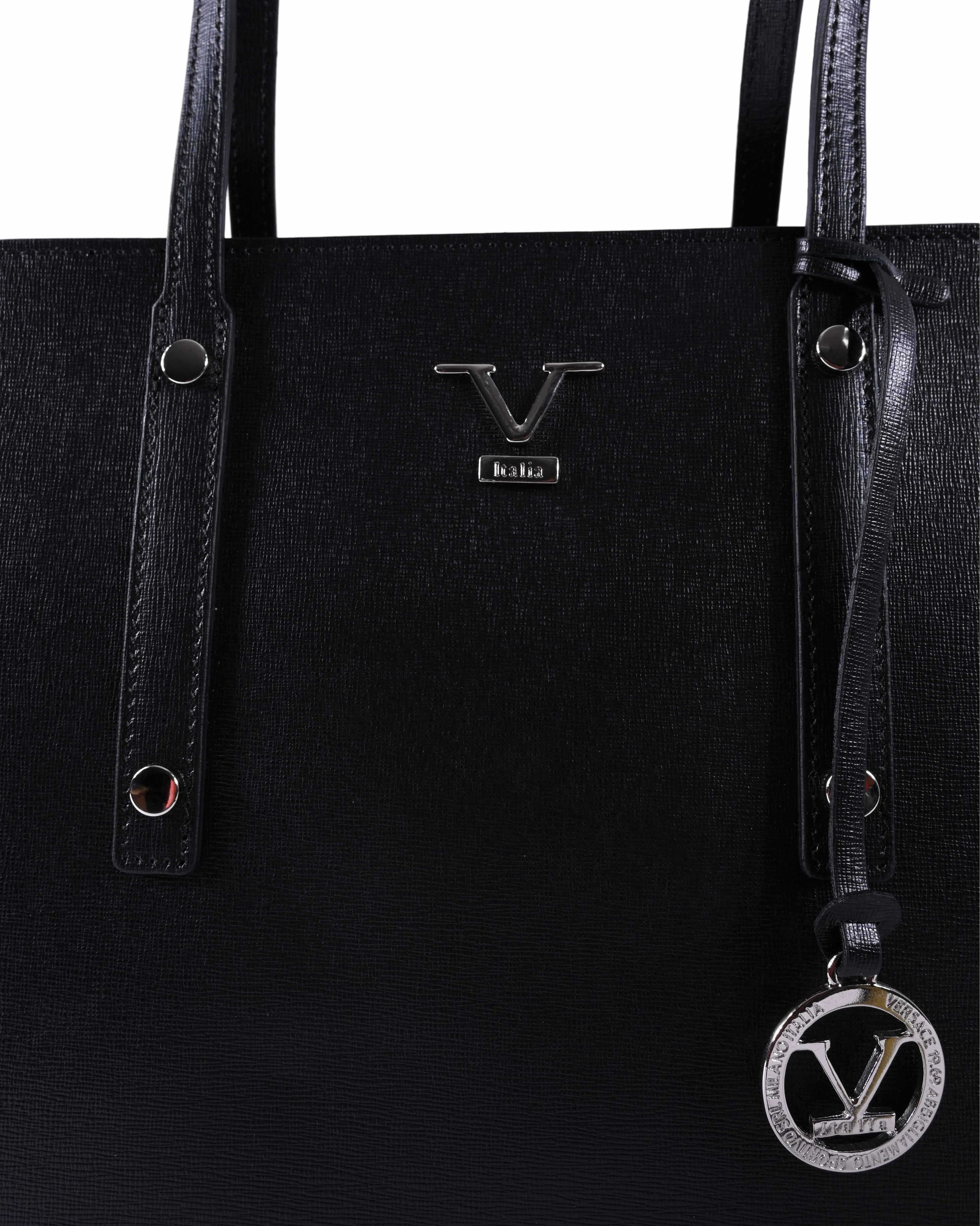 Bolso Mujer V Italia CB1070 SAFFIANO NERO