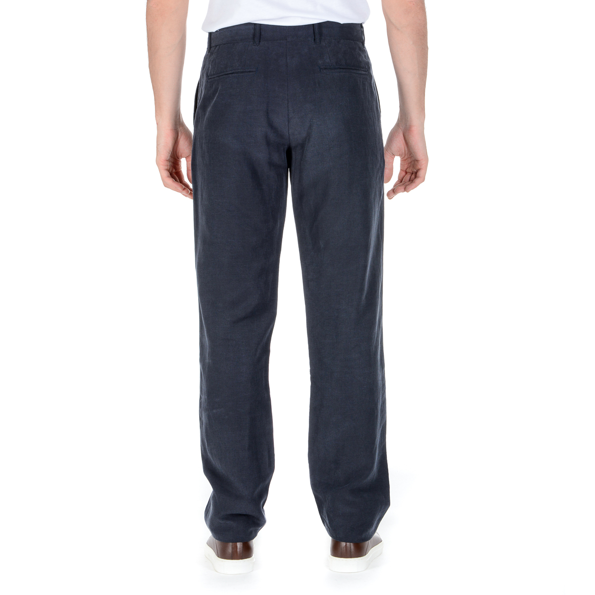 Armani Collezioni Mens Pants Dark Blue