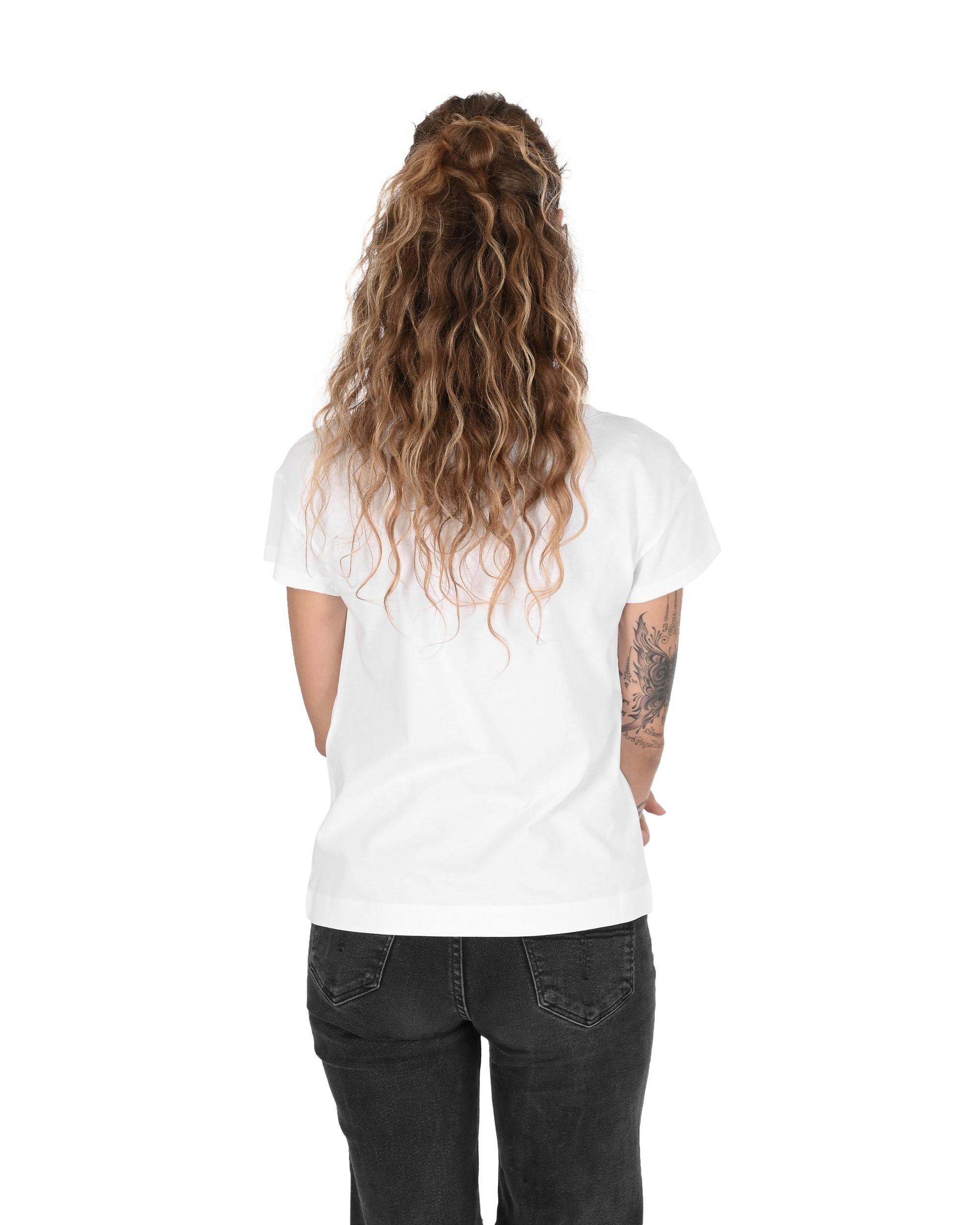 Camiseta de mujer Love Moschino W 4 F30 3G M 3876 A00 BLANCO ÓPTICO