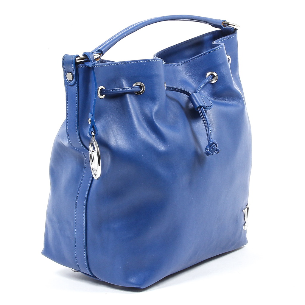 Bolso de mano para mujer V 1969 Italia V005-S SOFT COBALTO
