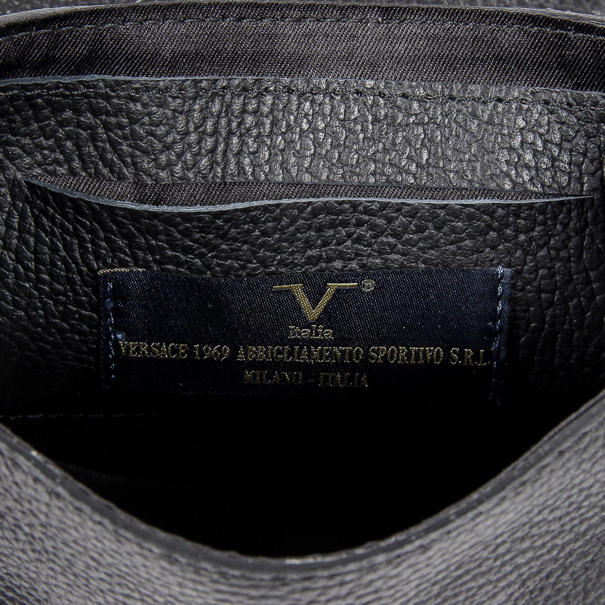 V 1969 Italia Womens Handbag Black DUBLINO